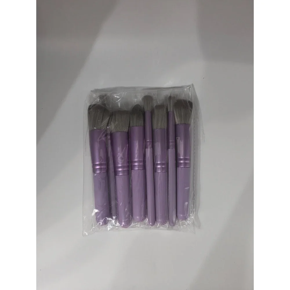 7pcs Makeup Brush Set‎ with Case – Eyeshadow, Powder, Face